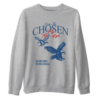 Sneaker match tees – Sneaker Tees To Match Air Jordan 12 French Blue Shoes – Only The Chosen Fly This High Tee Heather Grey 2