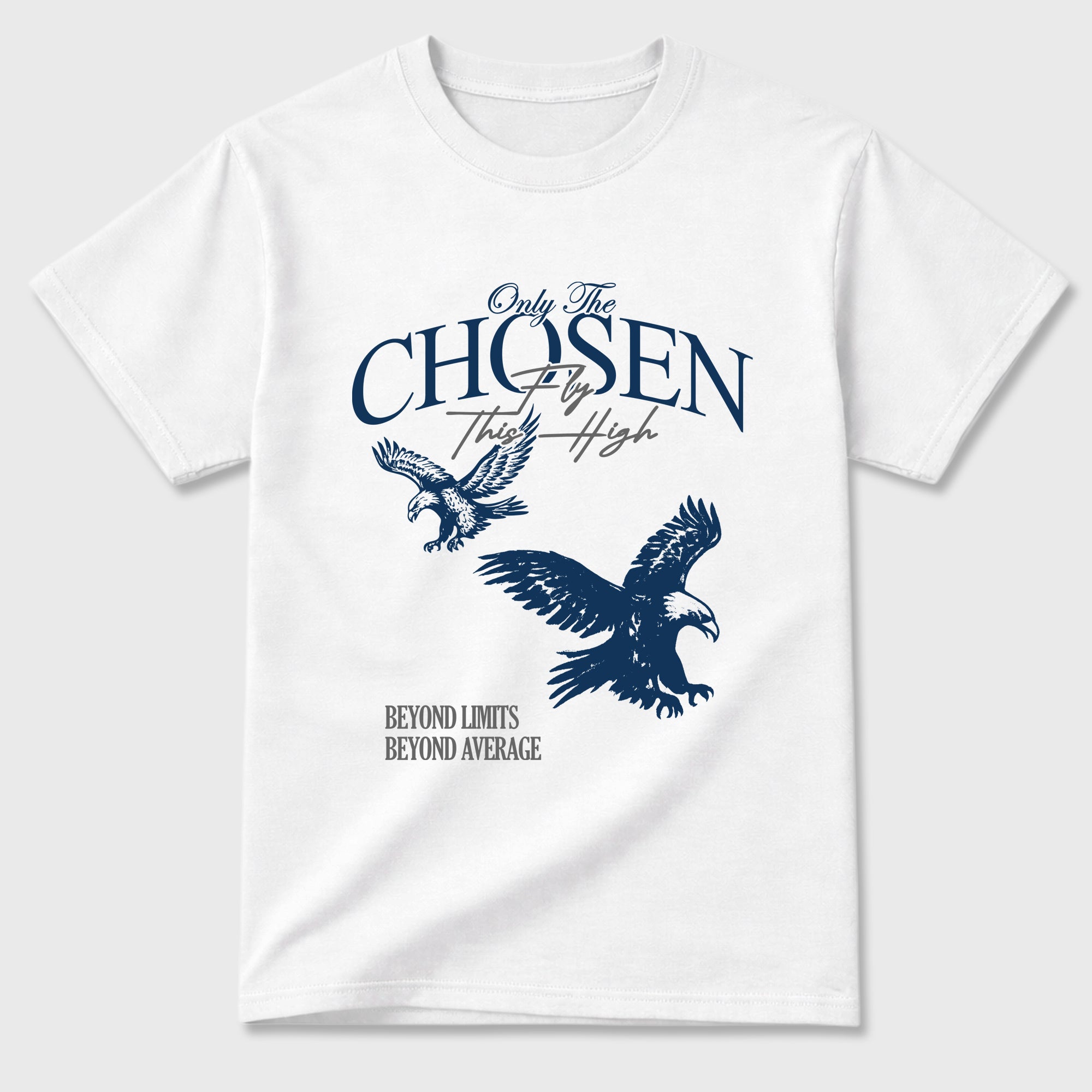 Only The Chosen Fly This High Graphic T-Shirt featuring original streetwear artwork designed to match the Air Jordan 13 Flint. White 2 Graphic T-Shirt.