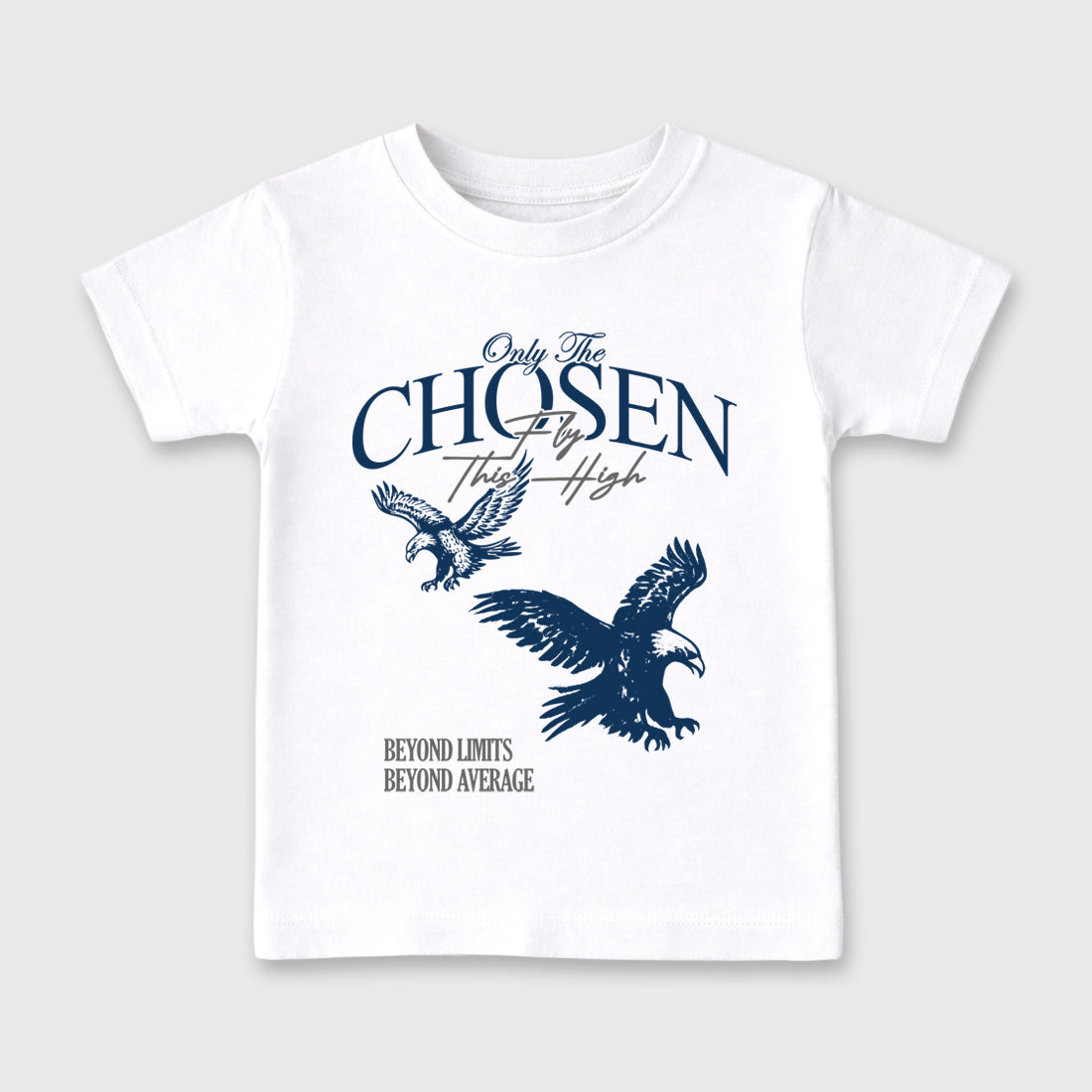 Only The Chosen Fly This High Baby & Kids Graphic T-Shirt featuring original artwork designed to match the Air Jordan 13 Flint. White 2 Kids Graphic Tee.