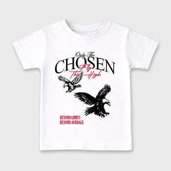 Sneaker match tees – Sneaker Tees To Match Air Jordan 13 University Red Shoes – Only The Chosen Fly This High Kids T-Shirt White 2