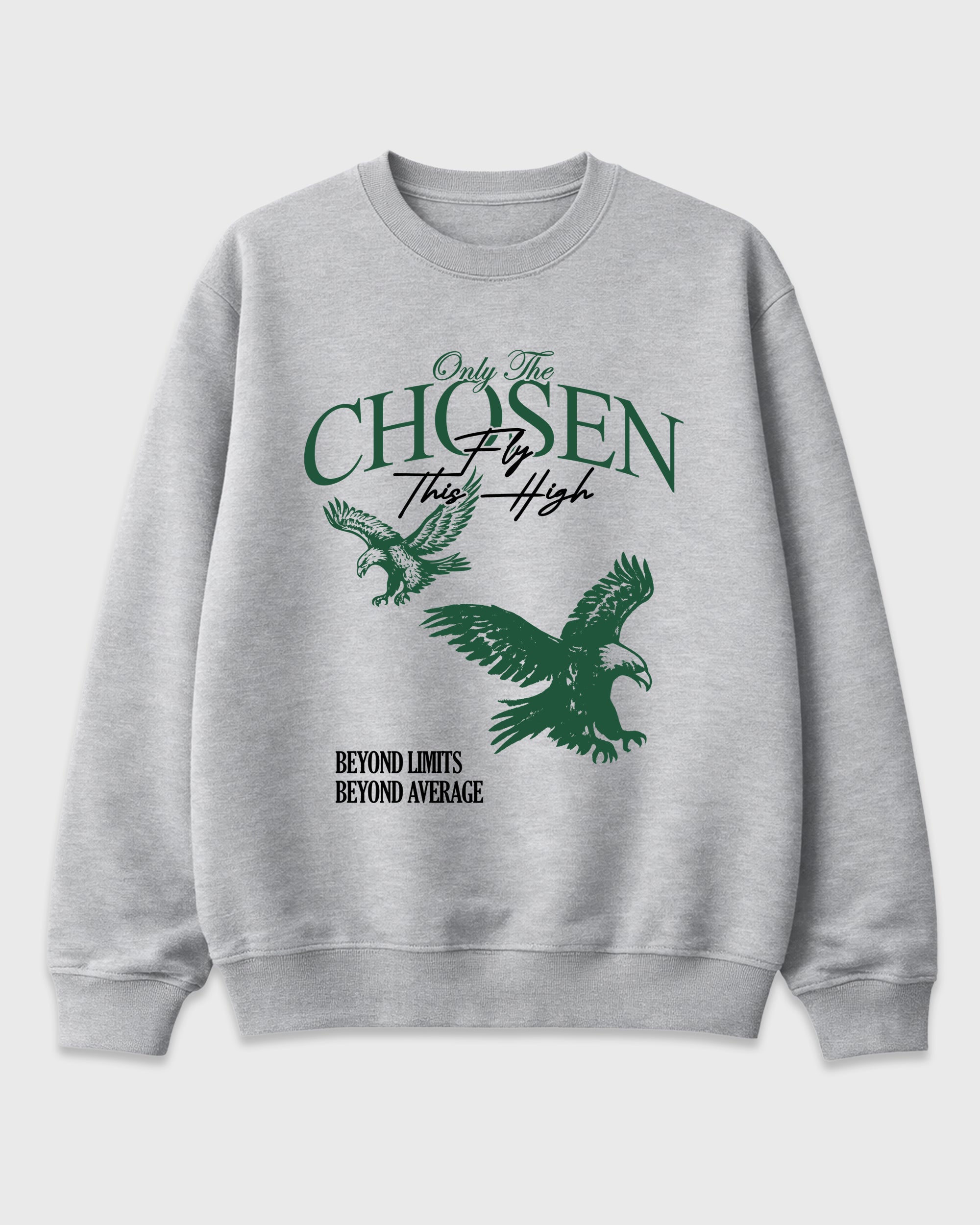 Only The Chosen Fly This High Graphic T-Shirt featuring original streetwear artwork designed to match the Air Jordan 14 Forest Green. Heather Grey 2 Graphic Tee.