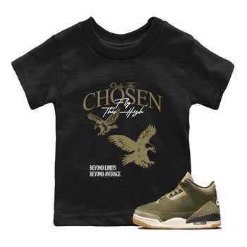 Sneaker Threads – Sneaker Threads To Match Air Jordan 3 Family Affair Shoes – Only The Chosen Fly This High Kids T-Shirt Black 1