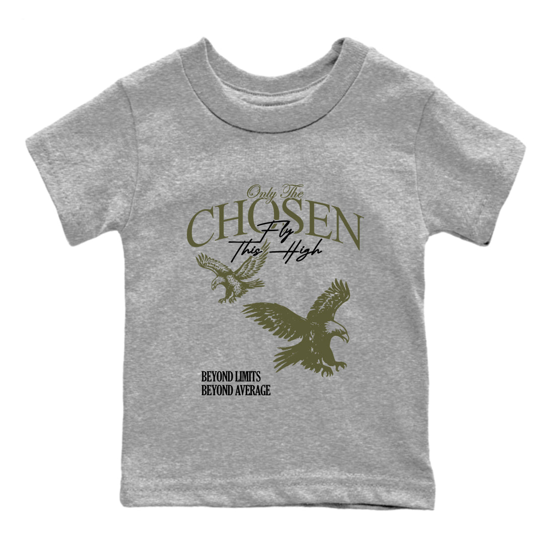 Sneaker Threads – Sneaker Threads To Match Air Jordan 3 Family Affair Shoes – Only The Chosen Fly This High Kids T-Shirt Heather Grey 2