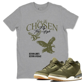 Sneaker Threads – Sneaker Threads To Match Air Jordan 3 Family Affair Shoes – Only The Chosen Fly This High Tee Heather Grey 1