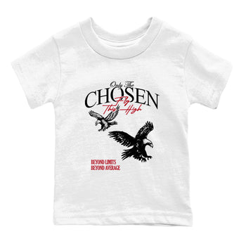 Sneaker match tees – Sneaker Tees To Match Air Jordan 4 Flight Club Shoes – Only The Chosen Fly This High Kids T-Shirt White 2