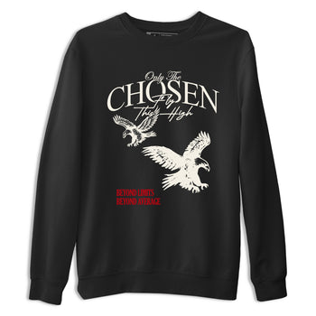 Sneaker match tees – Sneaker Tees To Match Air Jordan 4 Flight Club Shoes – Only The Chosen Fly This High Tee Black 2