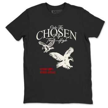 Sneaker match tees – Sneaker Tees To Match Air Jordan 4 Flight Club Shoes – Only The Chosen Fly This High Tee Black 2