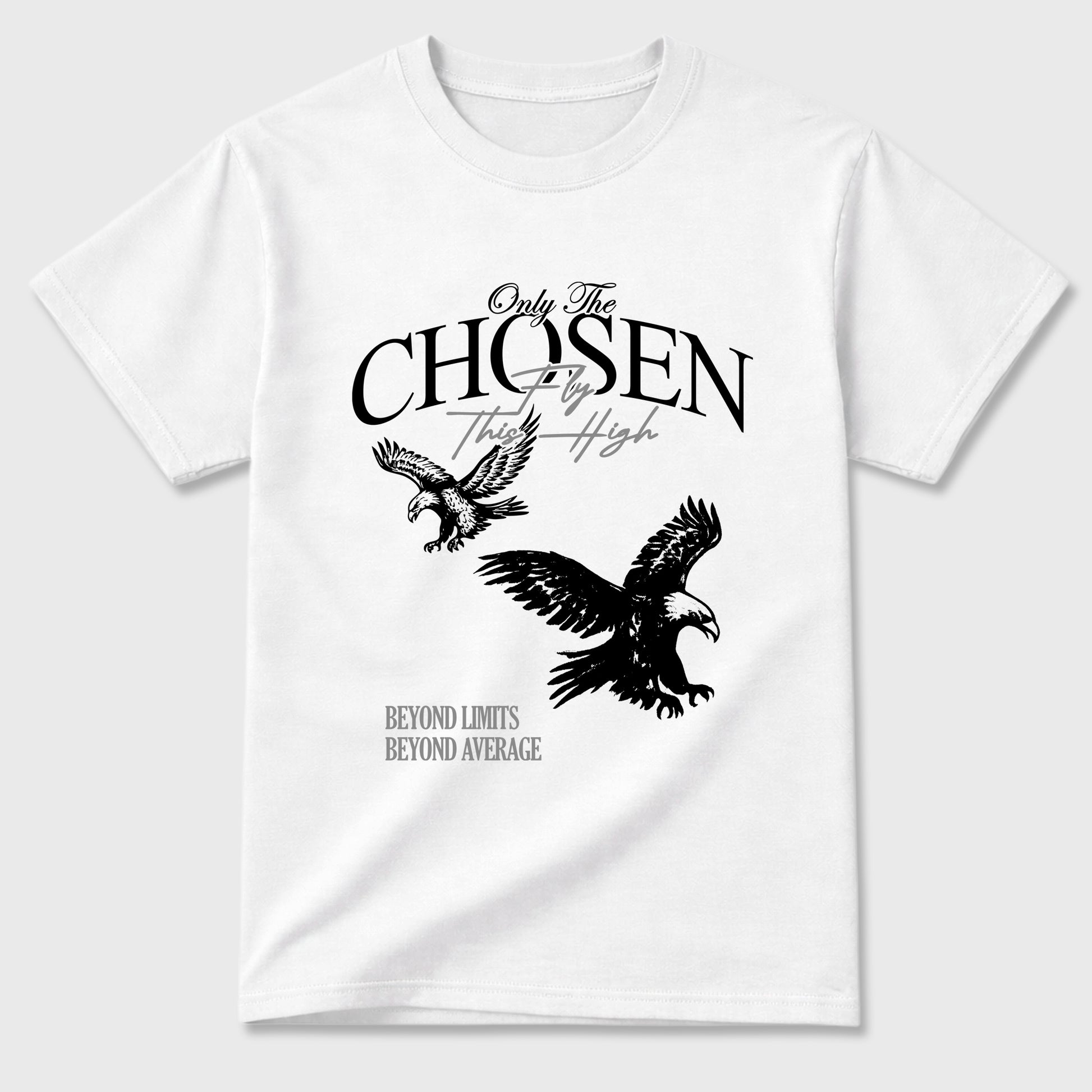 Sneaker match tees – Sneaker Tees To Match Air Jordan 6 Cap and Gown Shoes – Only The Chosen Fly This High Tee White 2