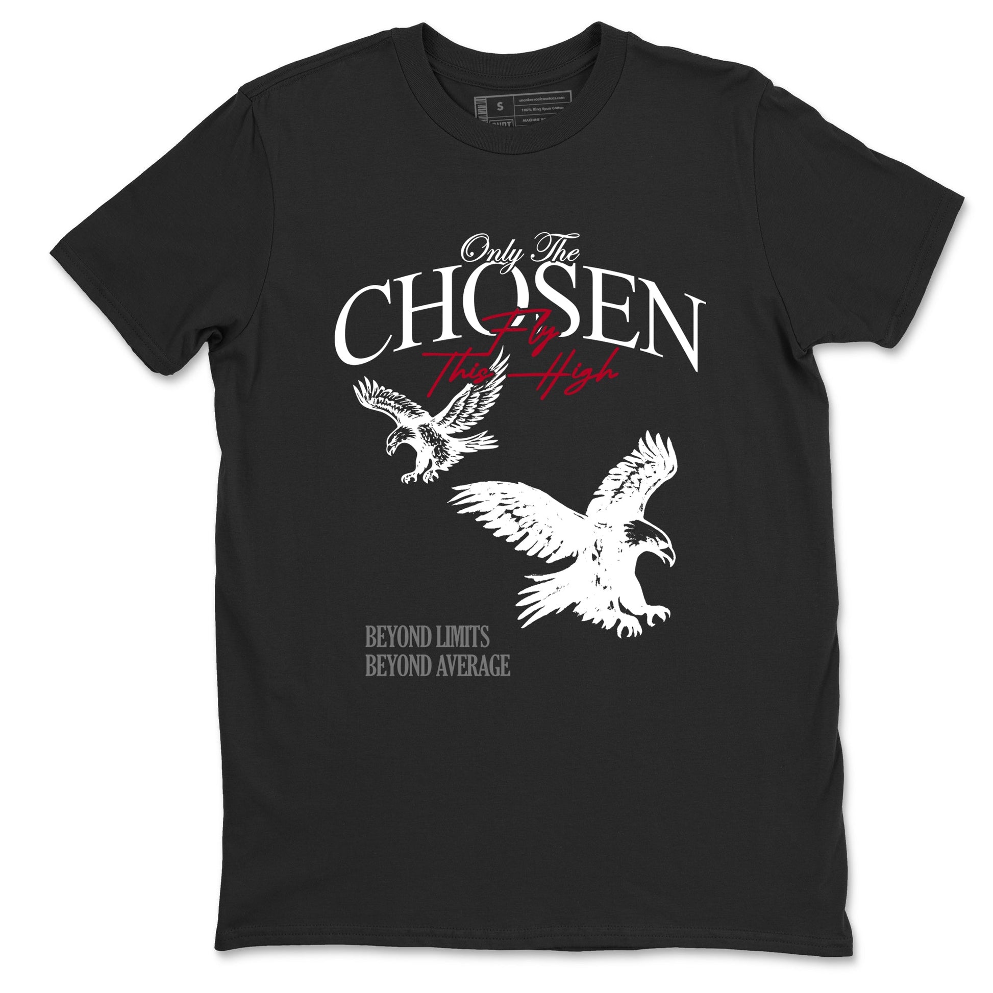 Sneaker match tees – Sneaker Tees To Match Air Jordan 8 Bunny Shoes Air Jordan 8 White and True Red – Only The Chosen Fly This High Tee Black 2