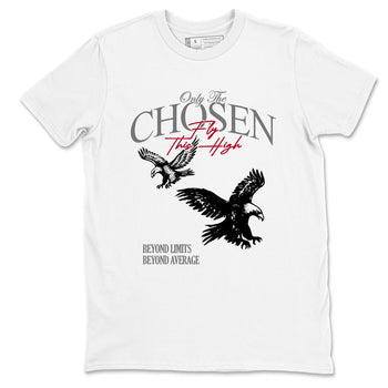 Sneaker match tees – Sneaker Tees To Match Air Jordan 8 Bunny Shoes Air Jordan 8 White and True Red – Only The Chosen Fly This High Tee White 2