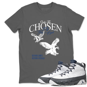 Sneaker match tees – Sneaker Tees To Match Air Jordan 9 Flint Grey Shoes – Only The Chosen Fly This High Tee Cool Grey 1
