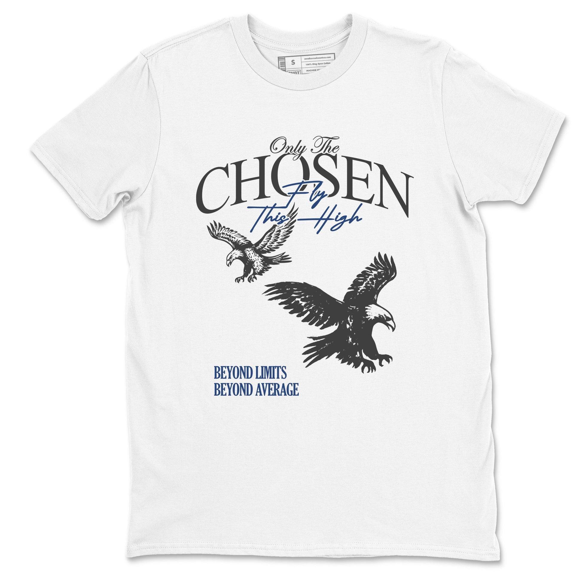 Sneaker match tees – Sneaker Tees To Match Air Jordan 9 Flint Grey Shoes – Only The Chosen Fly This High Tee White 2