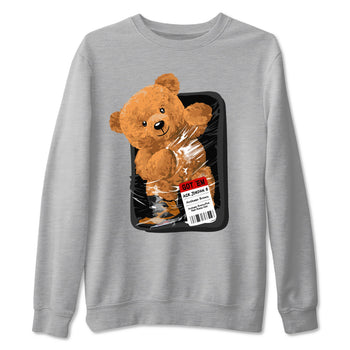 5s Archaeo Brown shirts to match jordans Packaged Bear sneaker match tees Air Jordan 5 Archaeo Brown match shoes to clothes SNRT Sneaker Tees unisex cotton Heather Grey 2 shirts