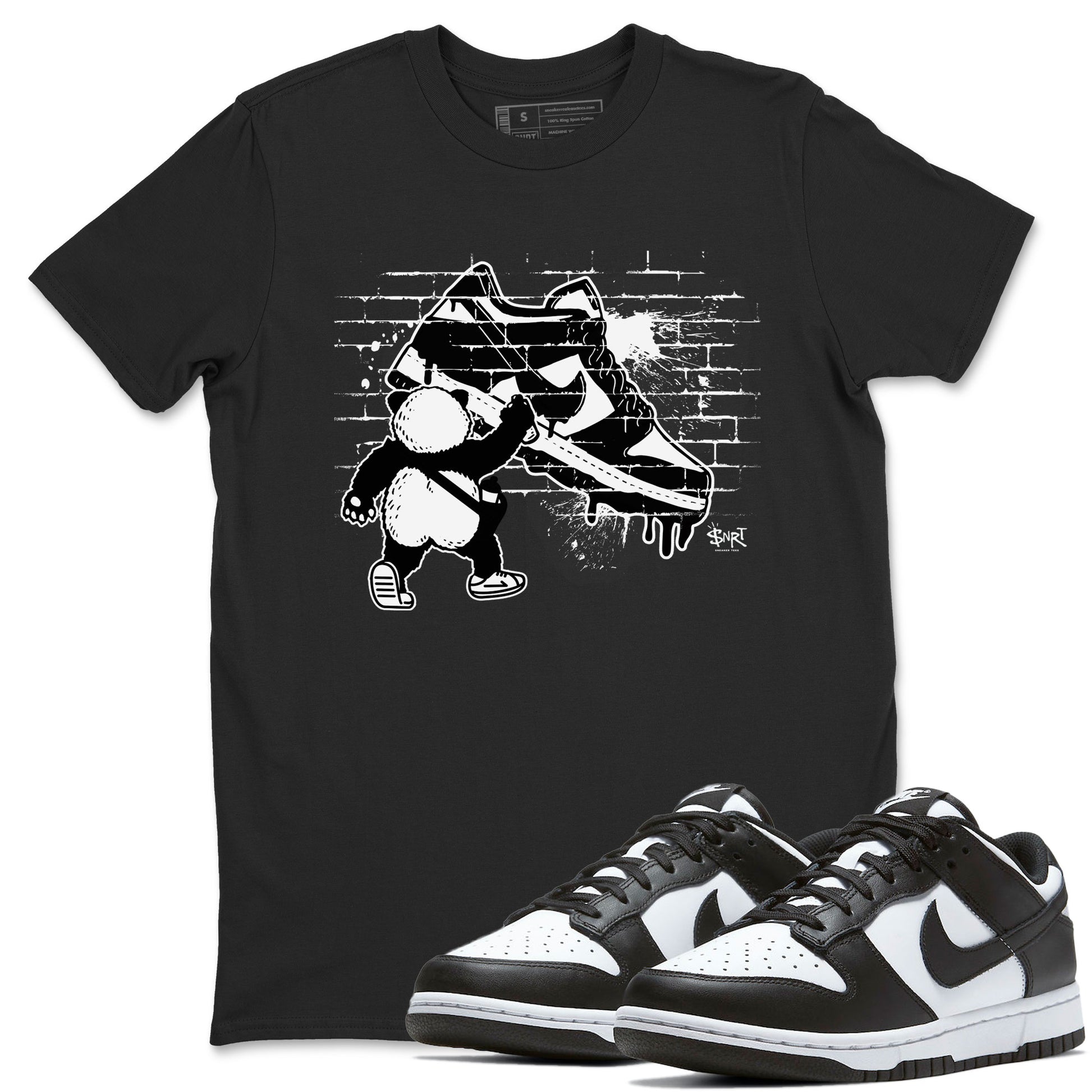 Panda Artist Unisex Adult Tops - Dunk Panda - SNRT Sneaker T-shirts