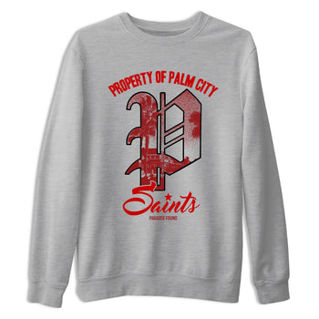 Sneaker match tees – Sneaker Tees To Match Air Foamposite Cough Drop Shoes – Paradise Found Tee Heather Grey 2
