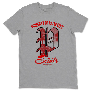 Sneaker match tees – Sneaker Tees To Match Air Foamposite Cough Drop Shoes – Paradise Found Tee Heather Grey 2