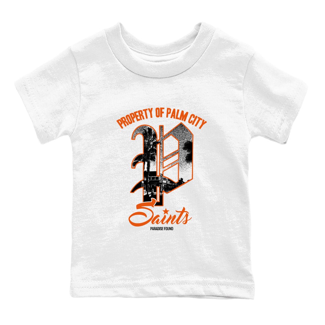Sneaker match tees – Sneaker Tees To Match Jordan 1 Retro Shattered Backboard Shoes – Paradise Found Kids T-Shirt White 2