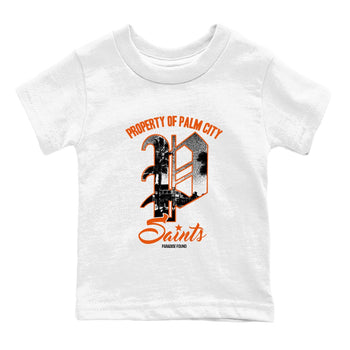 Sneaker match tees – Sneaker Tees To Match Jordan 1 Retro Shattered Backboard Shoes – Paradise Found Kids T-Shirt White 2