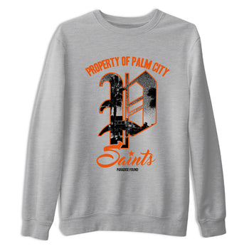 Sneaker match tees – Sneaker Tees To Match Jordan 1 Retro Shattered Backboard Shoes – Paradise Found Tee Heather Grey 2