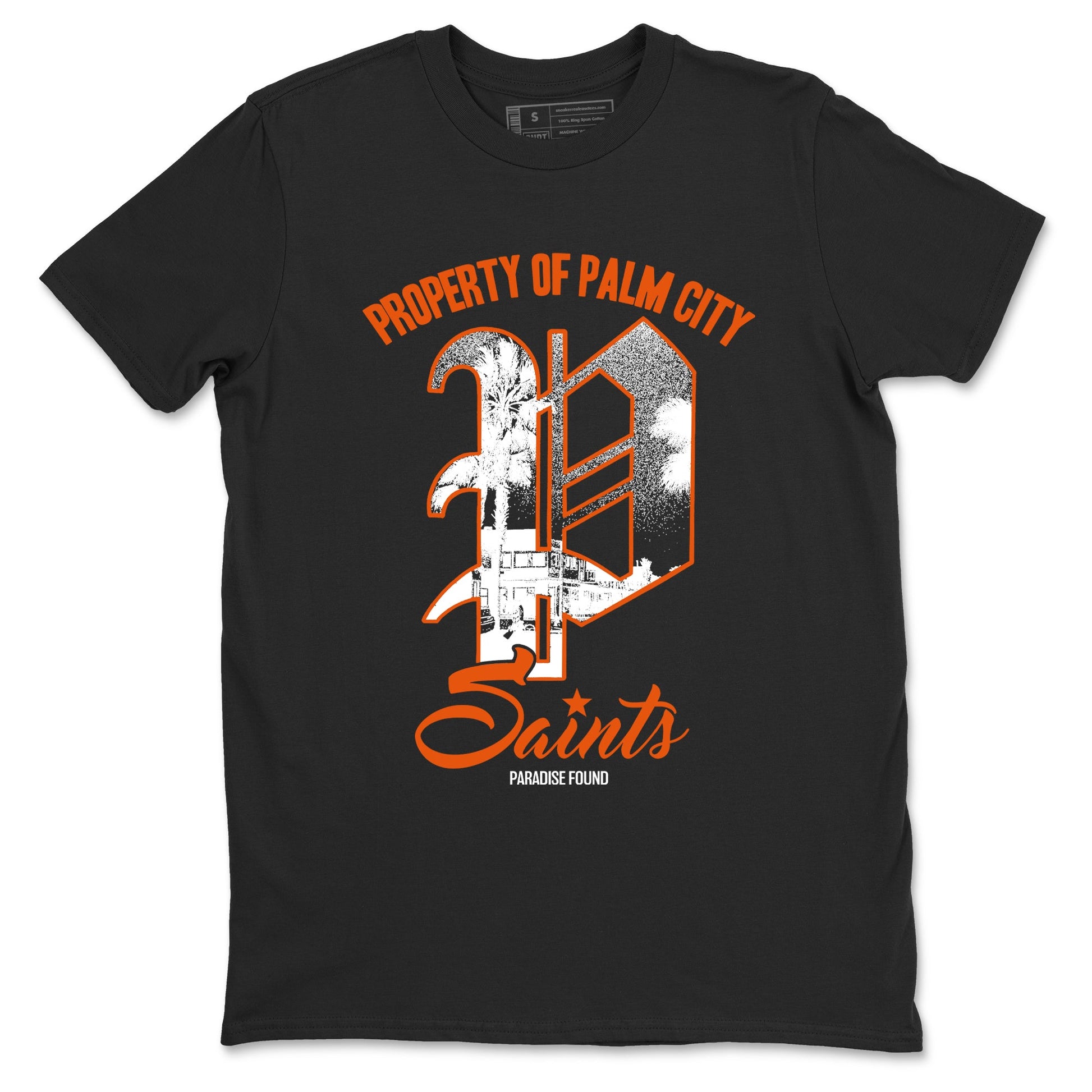 Sneaker match tees – Sneaker Tees To Match Jordan 1 Retro Shattered Backboard Shoes – Paradise Found Tee Black 2