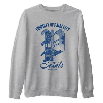 Sneaker match tees – Sneaker Tees To Match Air Jordan 12 French Blue Shoes – Paradise Found Tee Heather Grey 2