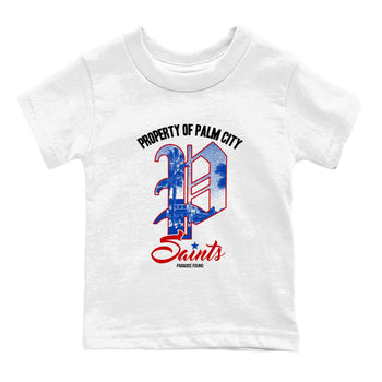 Sneaker match tees – Sneaker Tees To Match Jordan 4 Retro Rare Air Shoes – Paradise Found Kids T-Shirt White 2