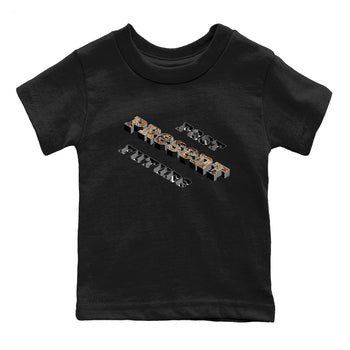 AF1 Ivory Snake shirt to match jordans Past Present Future sneaker tees Air Force 1 Ivory Snake SNRT sneaker release tees baby toddler Black 2 cotton Shirt