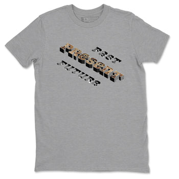 AF1 Ivory Snake shirt to match jordans Past Present Future sneaker tees Air Force 1 Ivory Snake SNRT Sneaker Release Tees unisex cotton Heather Grey 2 crew neck shirt