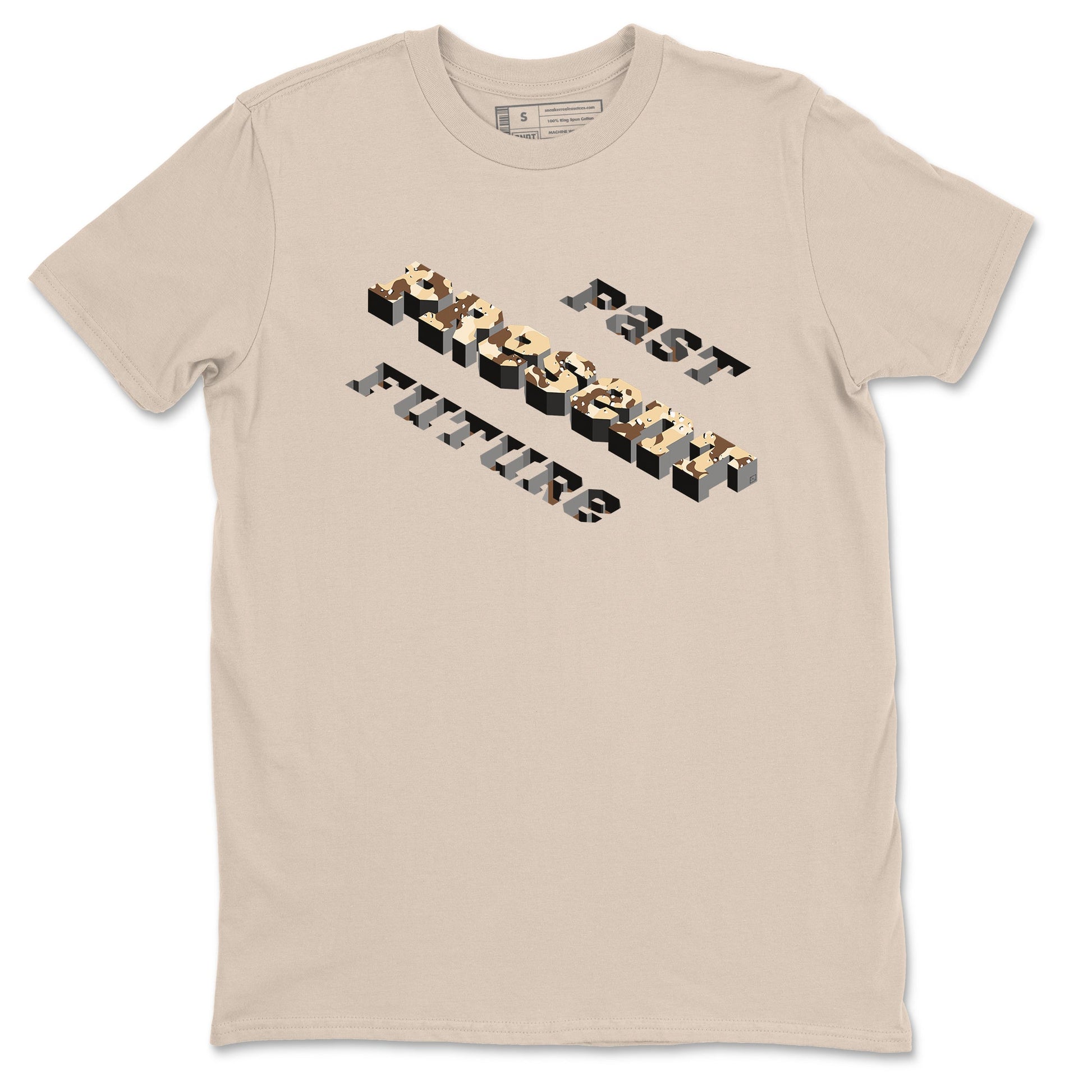 3s Desert Camo shirts to match jordans Past Present Future sneaker match tees Air Jordan 3 Desert Camo SNRT Sneaker Tees streetwear brand Sand 2 unisex cotton tee