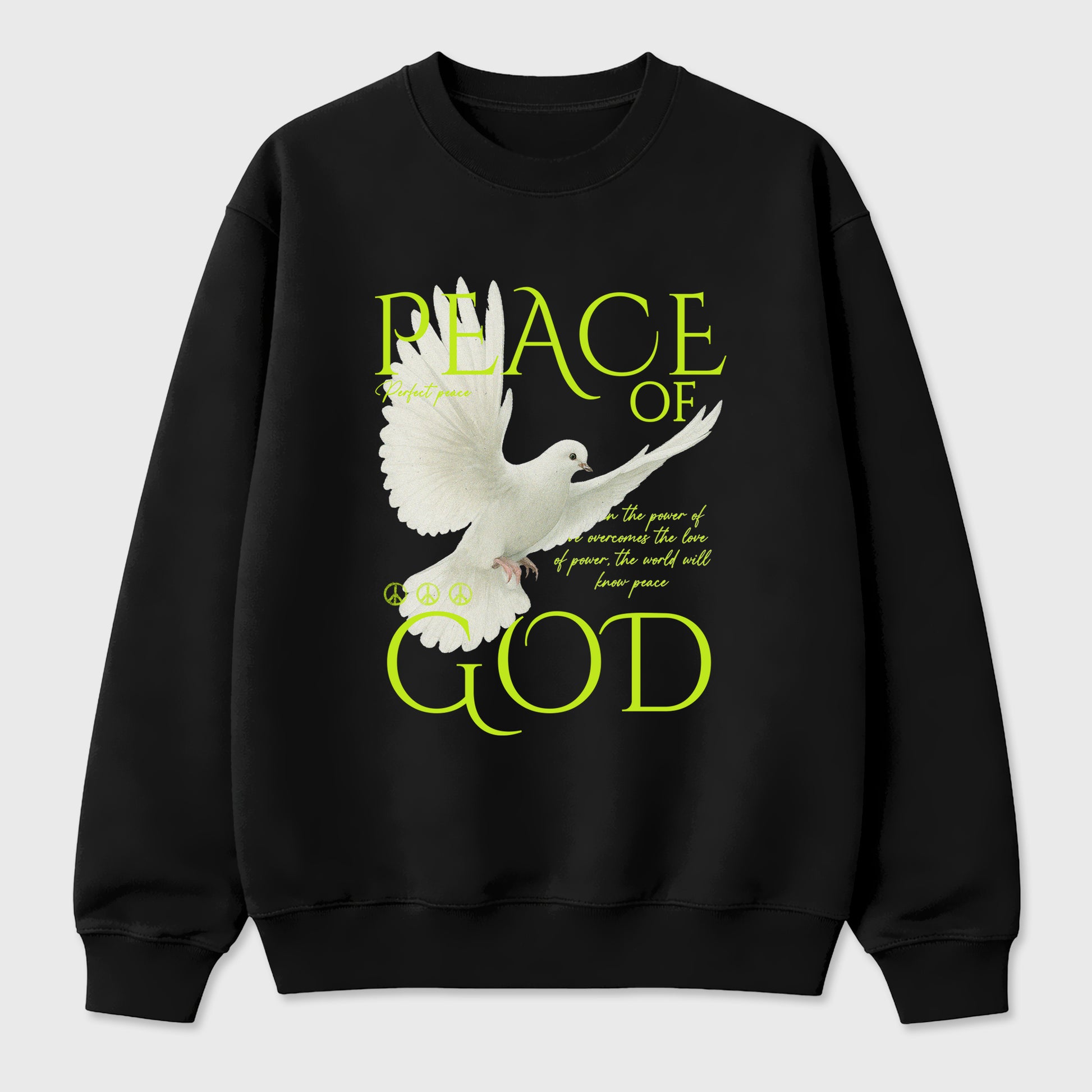 Sneaker match tees – Sneaker Tees To Match Air Foamposite Pro Black Shoes – Peace of God Tee Black 2