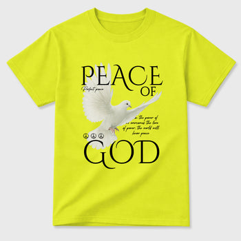 Sneaker match tees – Sneaker Tees To Match Air Foamposite Pro Black Shoes – Peace of God Tee Safety Green 2