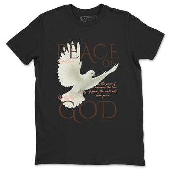 Sneaker match tees – Sneaker Tees To Match Air Jordan 1 Baroque Brown Shoes – Peace of God Tee Black 2