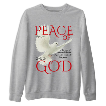 Best Sneakerfit graphic tee – Sneaker Tees To Match Air Jordan 1 Low Chicago Sneakers – Peace of God Tee Heather Grey 2