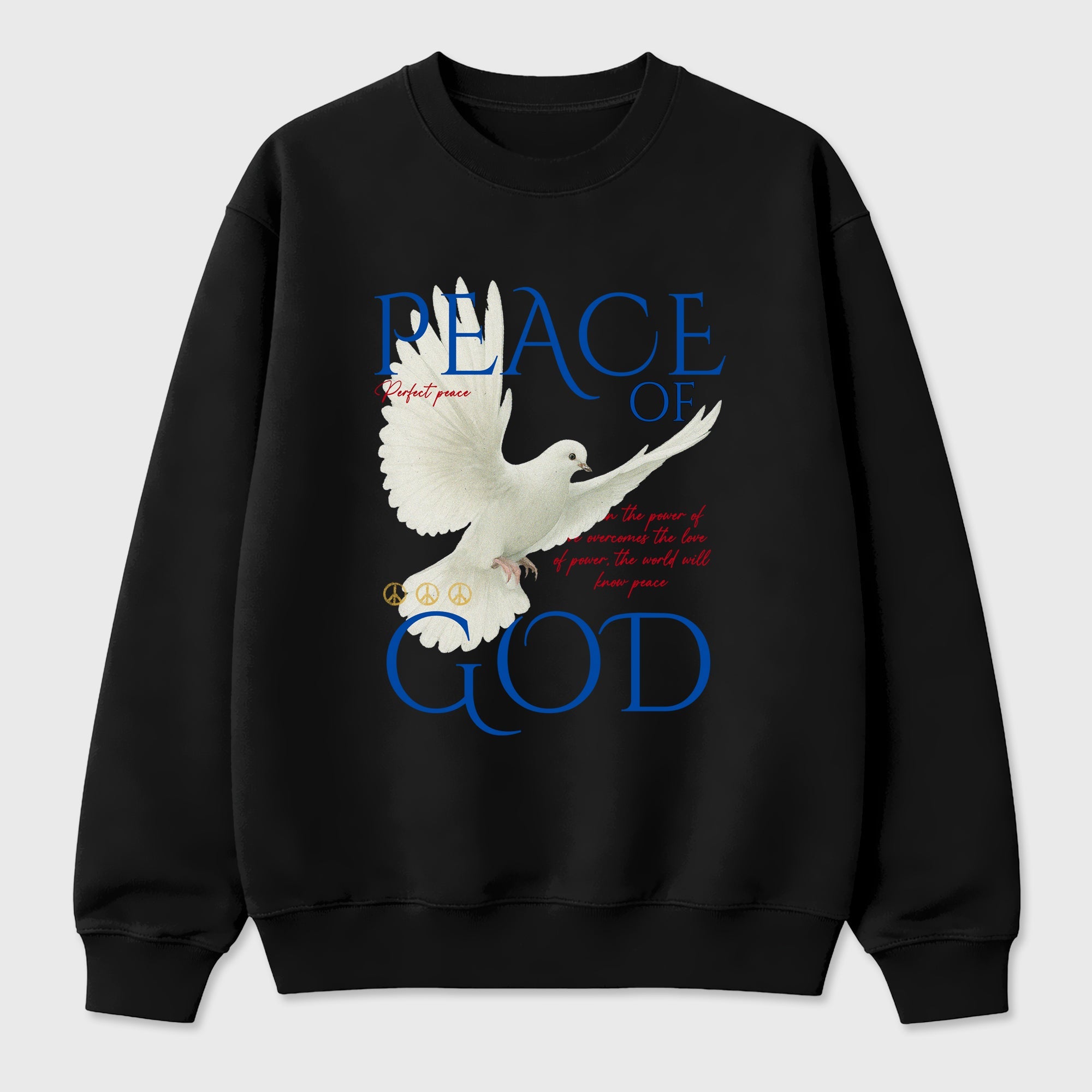 Sneaker match tees – Sneaker Tees To Match Air Jordan 1 Union x Fragment Shoes – Peace of God Tee Black 2
