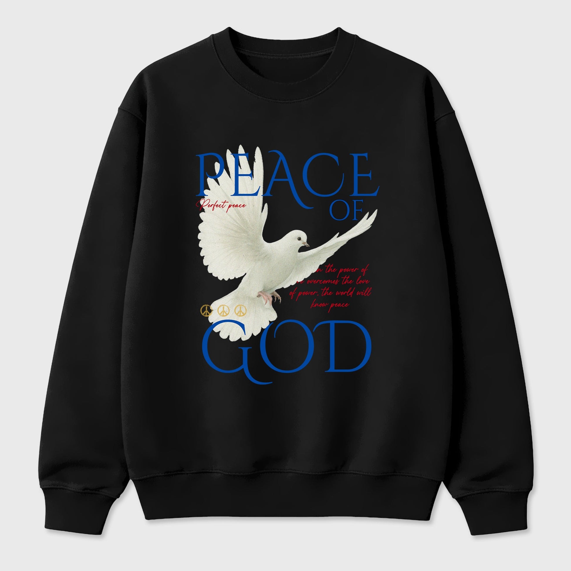 Sneaker match tees – Sneaker Tees To Match Air Jordan 1 Union x Fragment Shoes – Peace of God Tee Black 2