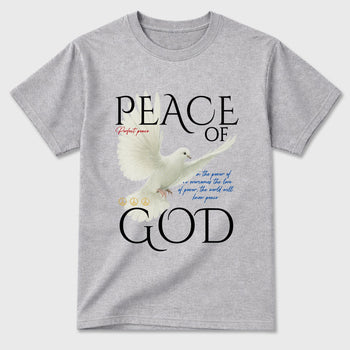 Sneaker match tees – Sneaker Tees To Match Air Jordan 1 Union x Fragment Shoes – Peace of God Tee Heather Grey 2