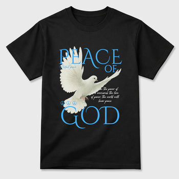 Sneaker match tees – Sneaker Tees To Match Air Jordan 14 University Blue Shoes – Peace of God Tee Black 2