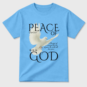 Sneaker match tees – Sneaker Tees To Match Air Jordan 14 University Blue Shoes – Peace of God Tee Carolina Blue 2