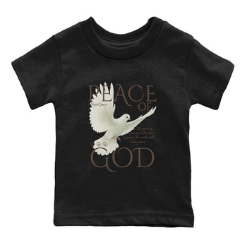 Sneaker match tees – Sneaker Tees To Match Air Jordan 4 Cave Stone Shoes – Peace of God Kids T-Shirt Black 2