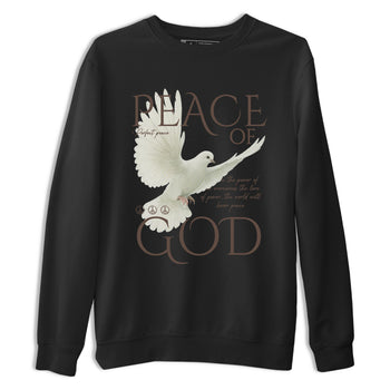 Sneaker match tees – Sneaker Tees To Match Air Jordan 4 Cave Stone Shoes – Peace of God Tee Black 2