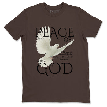 Sneaker match tees – Sneaker Tees To Match Air Jordan 4 Cave Stone Shoes – Peace of God Tee Dark Chocolate 2