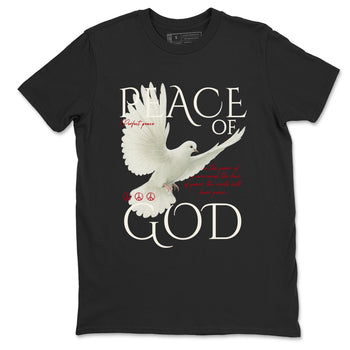 Sneaker match tees – Sneaker Tees To Match Air Jordan 4 Flight Club Shoes – Peace of God Tee Black 2