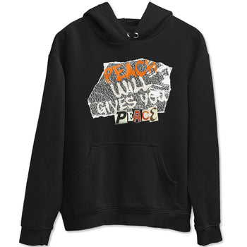 3s Georgia Peach shirt to match jordans Peach Will Gives You Peace sneaker tees Air Jordan 3 Georgia Peach SNRT Sneaker Release Tees unisex cotton Black 2 crew neck shirt
