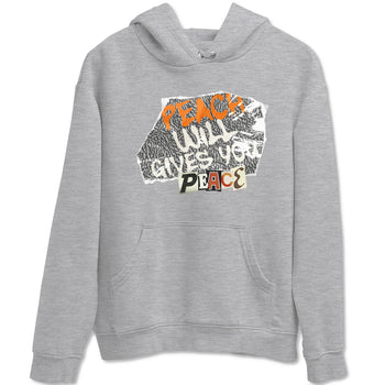 3s Georgia Peach shirt to match jordans Peach Will Gives You Peace sneaker tees Air Jordan 3 Georgia Peach SNRT Sneaker Release Tees unisex cotton Heather Grey 2 crew neck shirt