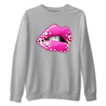 Nike KD 4 Retro Aunt Pearl shirts to match jordans Pearl Lips sneaker match tees Nike KD 4 Aunt Pearl match shoes to clothes SNRT Sneaker Tees unisex cotton Heather Grey 2 shirts
