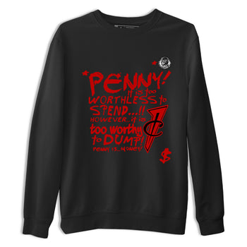 Penny Is sneaker match t-shirt styled to complete your fit with the Air Foamposite Cough Drop sneakers, shown in Black 2.
