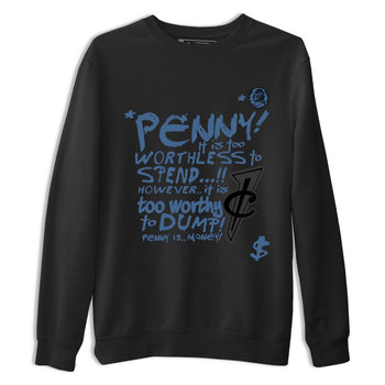 Sneaker Threads – Sneaker Tees To Match Air Foamposite One Carbon Fiber – Penny Is Graphic Tee Black 2. Perfect for Jordan releases 2025 colorways.