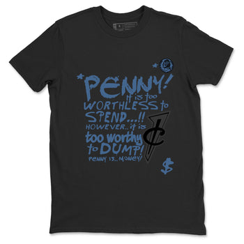 Sneaker Threads – Sneaker Tees To Match Air Foamposite One Carbon Fiber – Penny Is Graphic Tee Black 2. Perfect for Jordan releases 2025 colorways.