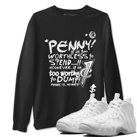 Penny Is SNRT Sneaker Tees - Air Foamposite One Triple White