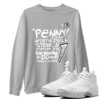 Penny Is SNRT Sneaker Tees - Air Foamposite One Triple White